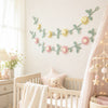 Balun Admhail 2Pcs Felt Daisy Garland, 7ft Hanging Banner, Boho Baby Shower Party Decor