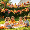2PCS 9.8 ft Fall Harvest Paper Banner Decorations Fall Banner Decor