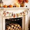 8.2 Ft Fall Woodland Animal Garland Watercolor Fall Leaves Banner