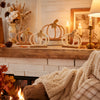 4 Pcs Fall Pumpkin Decor, Fall Decoration for Home, Pumpkin Centerpieces