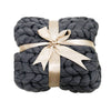 Handmade Knit Chunky Blanket Throw