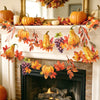 2PCS 9.8 ft Fall Harvest Paper Banner Decorations Fall Banner Decor