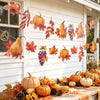 2PCS 9.8 ft Fall Harvest Paper Banner Decorations Fall Banner Decor