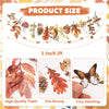 8.2 Ft Fall Woodland Animal Garland Watercolor Fall Leaves Banner