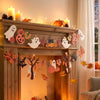 2PCS Cute Halloween Fall Garland Ghost Pumpkin Banner 8.2ft