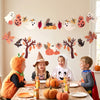 2PCS Cute Halloween Fall Garland Ghost Pumpkin Banner 8.2ft